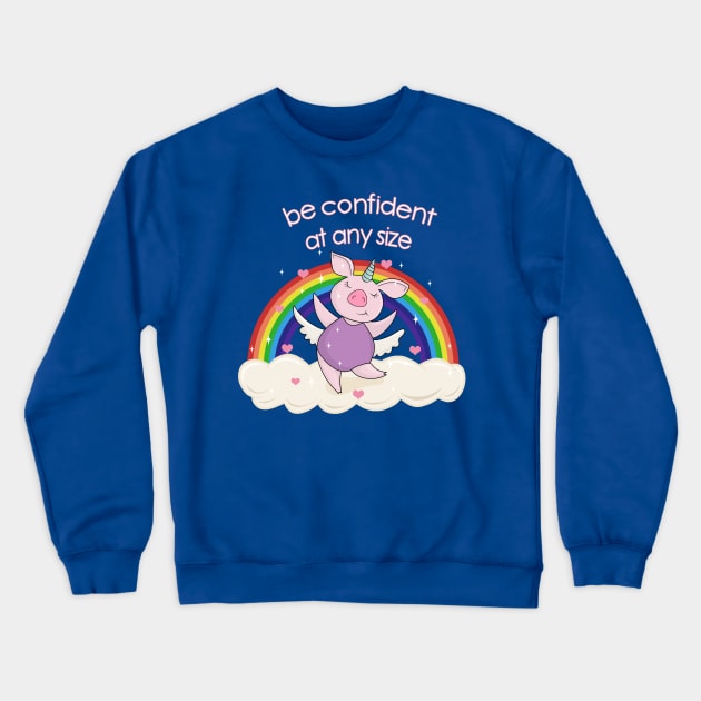 Unicorn pig Crewneck Sweatshirt by valentinahramov